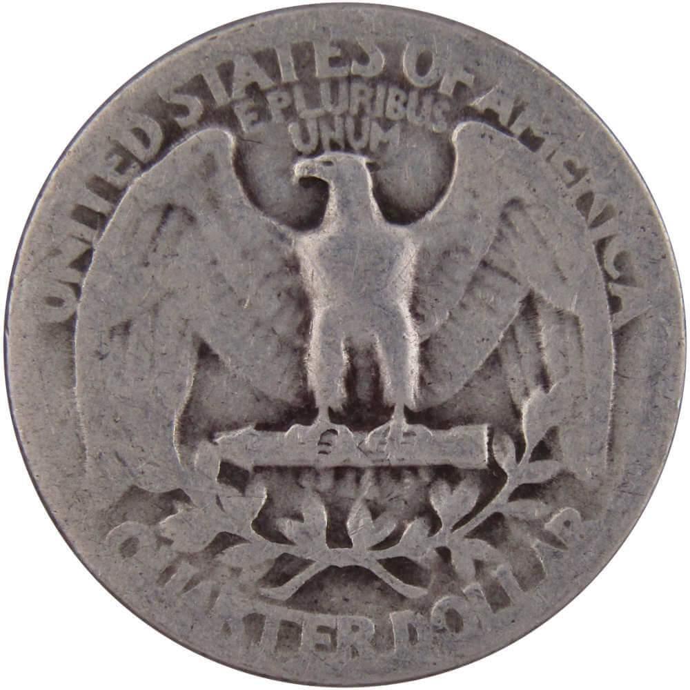 1934 Medium Motto Washington Quarter AG About Good 90% Silver 25c US Coin