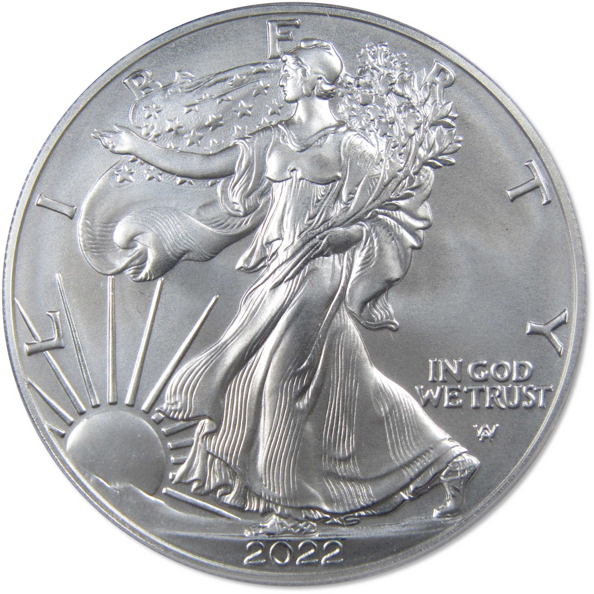 2022 W American Silver Eagle SP 70 PCGS Adv Release Damstra SKU:OPC51