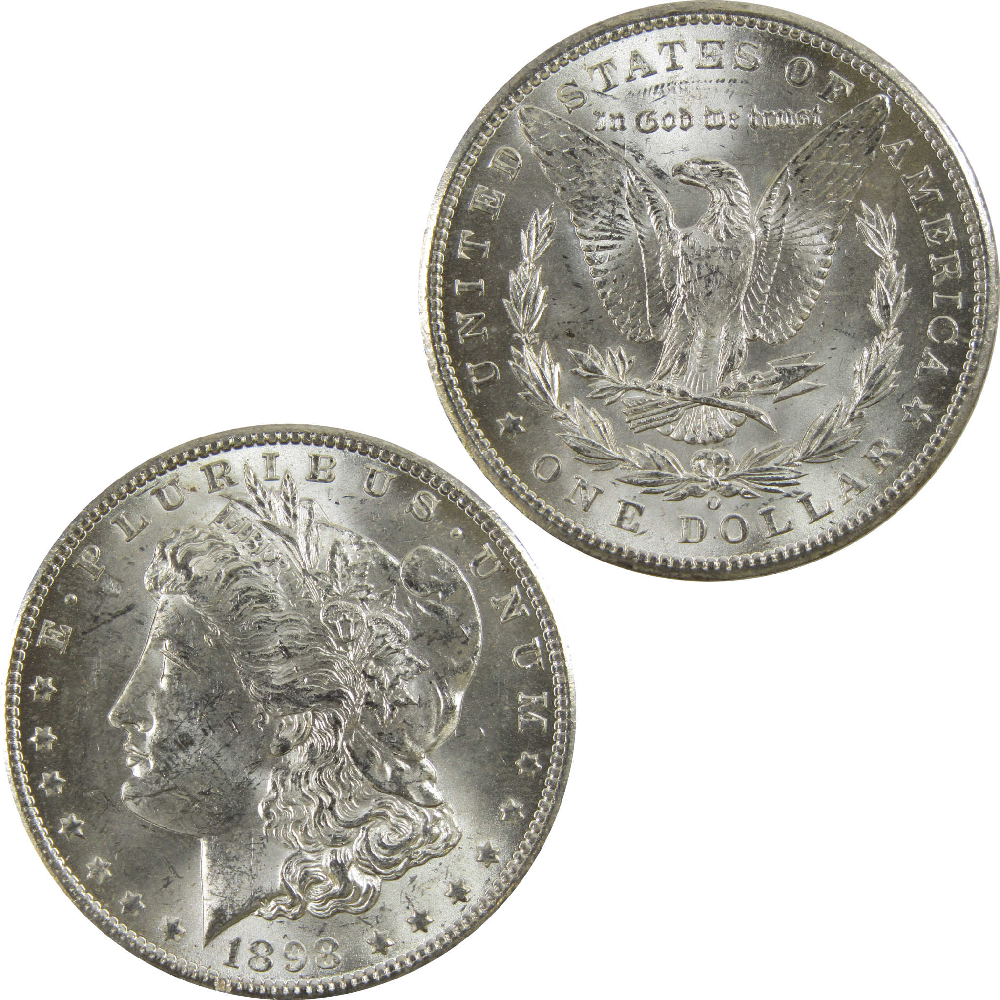 1898 O Morgan Dollar BU Uncirculated 90% Silver $1 Coin SKU:I5212 - Morgan coin - Morgan silver dollar - Morgan silver dollar for sale - Profile Coins & Collectibles