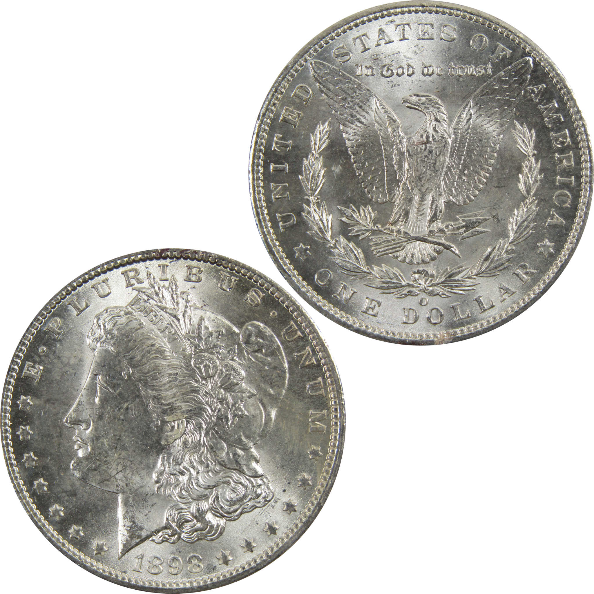 1898 O Morgan Dollar BU Uncirculated 90% Silver $1 Coin SKU:I5288 - Morgan coin - Morgan silver dollar - Morgan silver dollar for sale - Profile Coins & Collectibles