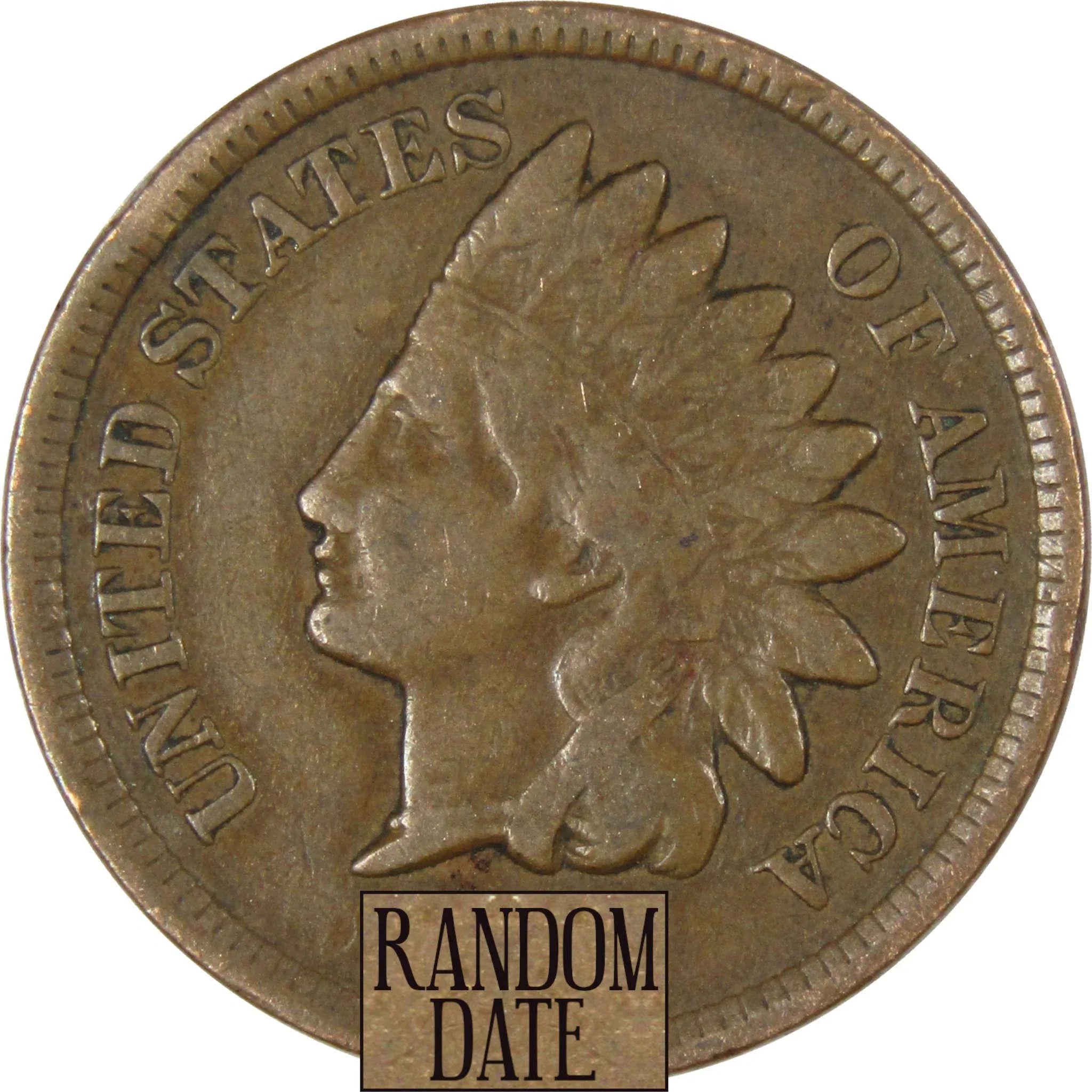 Indian Head Cent VG Very Good Random Date Bronze Penny 1c Coin Collectible