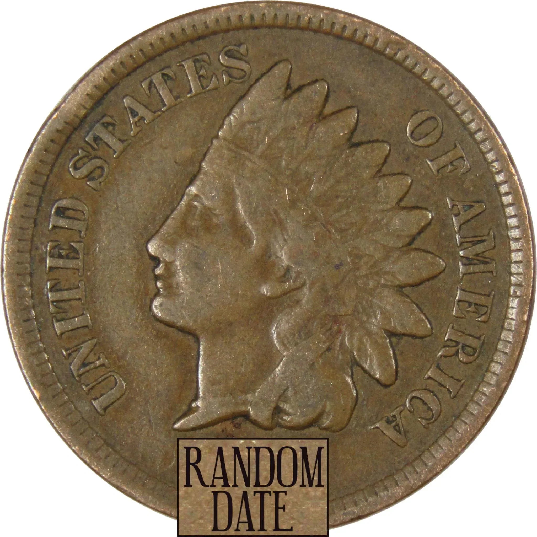 Indian Head Cent VG Very Good Random Date Bronze Penny 1c Coin Collectible