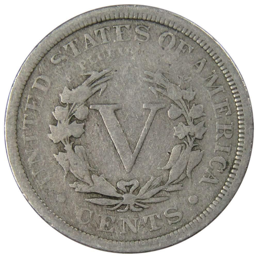 1900 Liberty Head V Nickel 5 Cent Piece AG About Good 5c US Coin Collectible