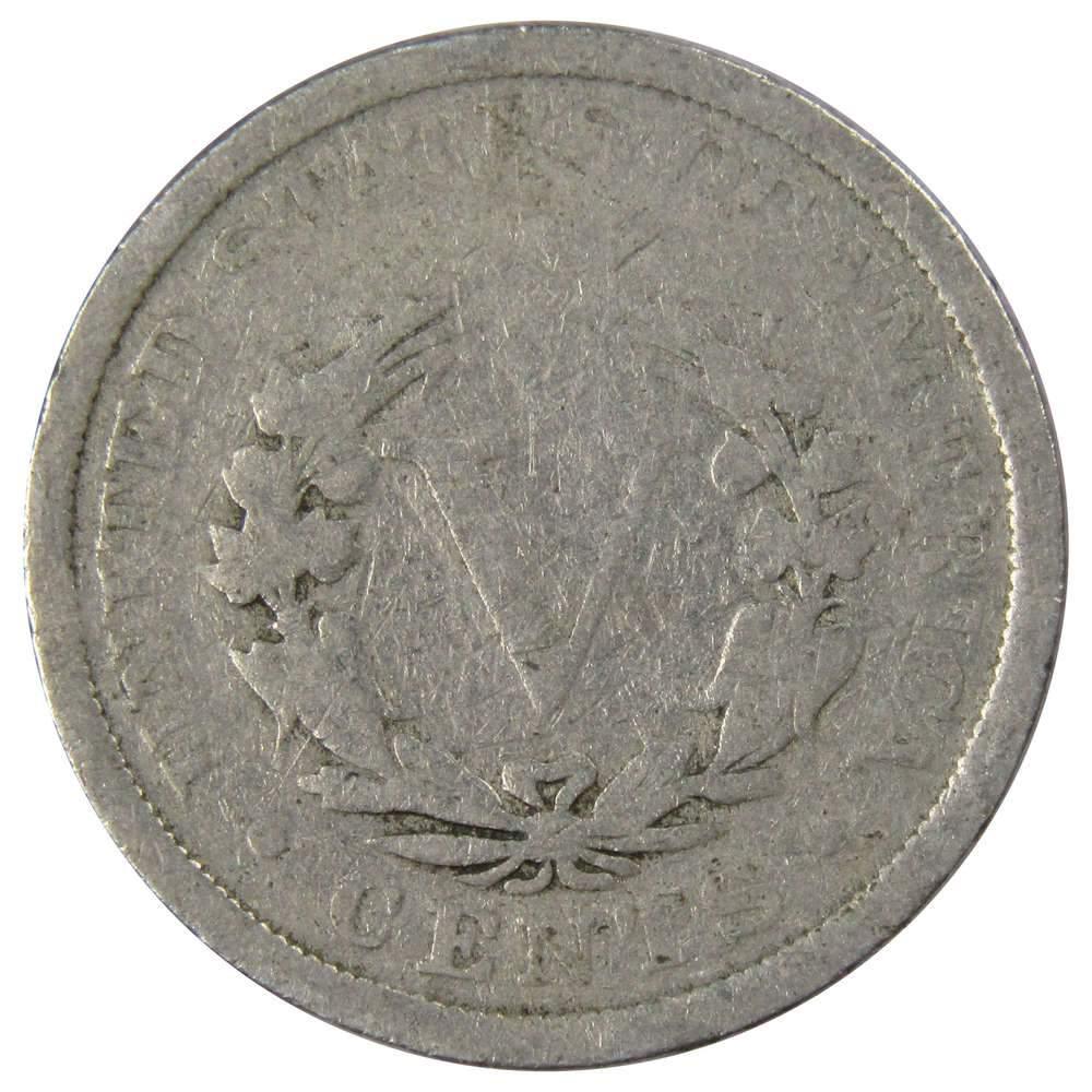 1901 Liberty Head V Nickel 5 Cent Piece AG About Good 5c US Coin Collectible