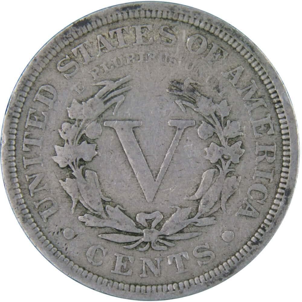 1905 Liberty Head V Nickel 5 Cent Piece AF About Fine 5c US Coin Collectible