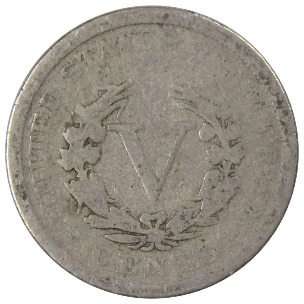 1905 Liberty Head V Nickel 5 Cent Piece AG About Good 5c US Coin Collectible