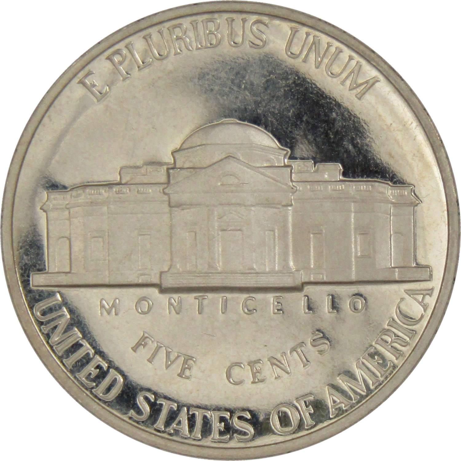 1997 S Jefferson Nickel 5 Cent Piece Choice Proof 5c US Coin Collectible