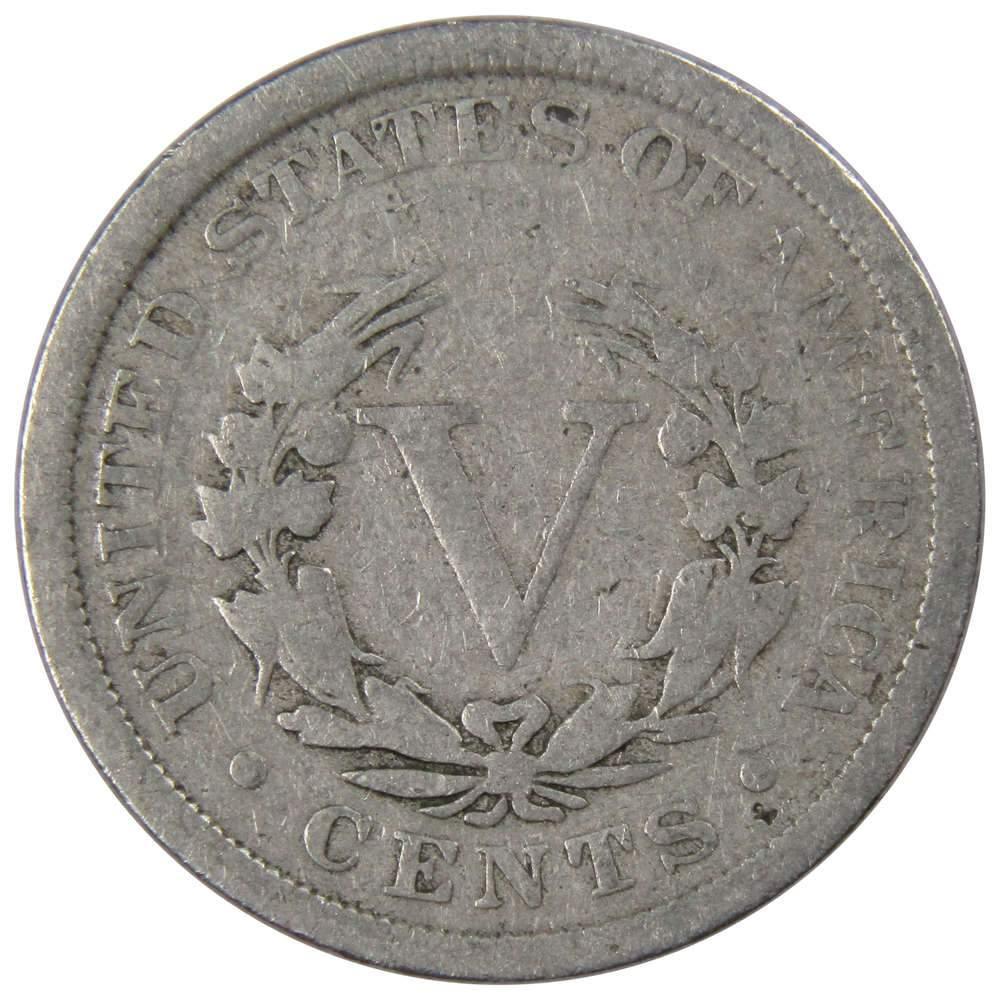 1906 Liberty Head V Nickel 5 Cent Piece G Good 5c US Coin Collectible