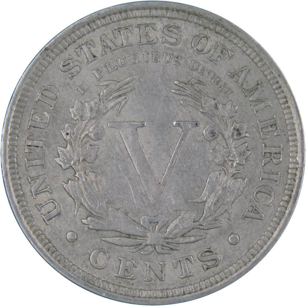 1907 Liberty Head V Nickel 5 Cent Piece AU About Uncirculated 5c US Coin