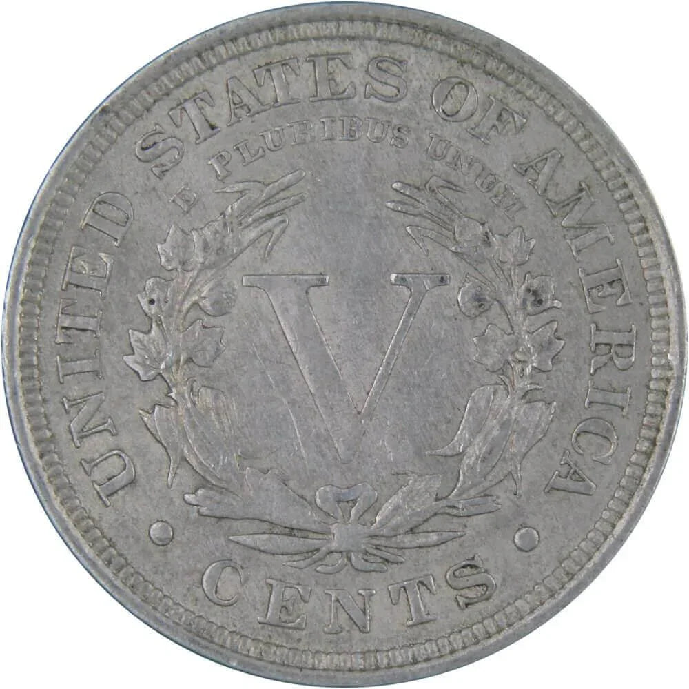 1907 Liberty Head V Nickel 5 Cent Piece AU About Uncirculated 5c US Coin