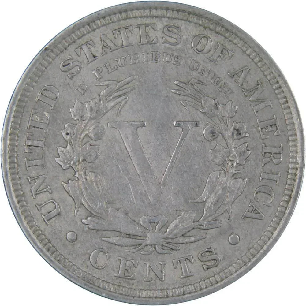 1907 Liberty Head V Nickel 5 Cent Piece AU About Uncirculated 5c US Coin