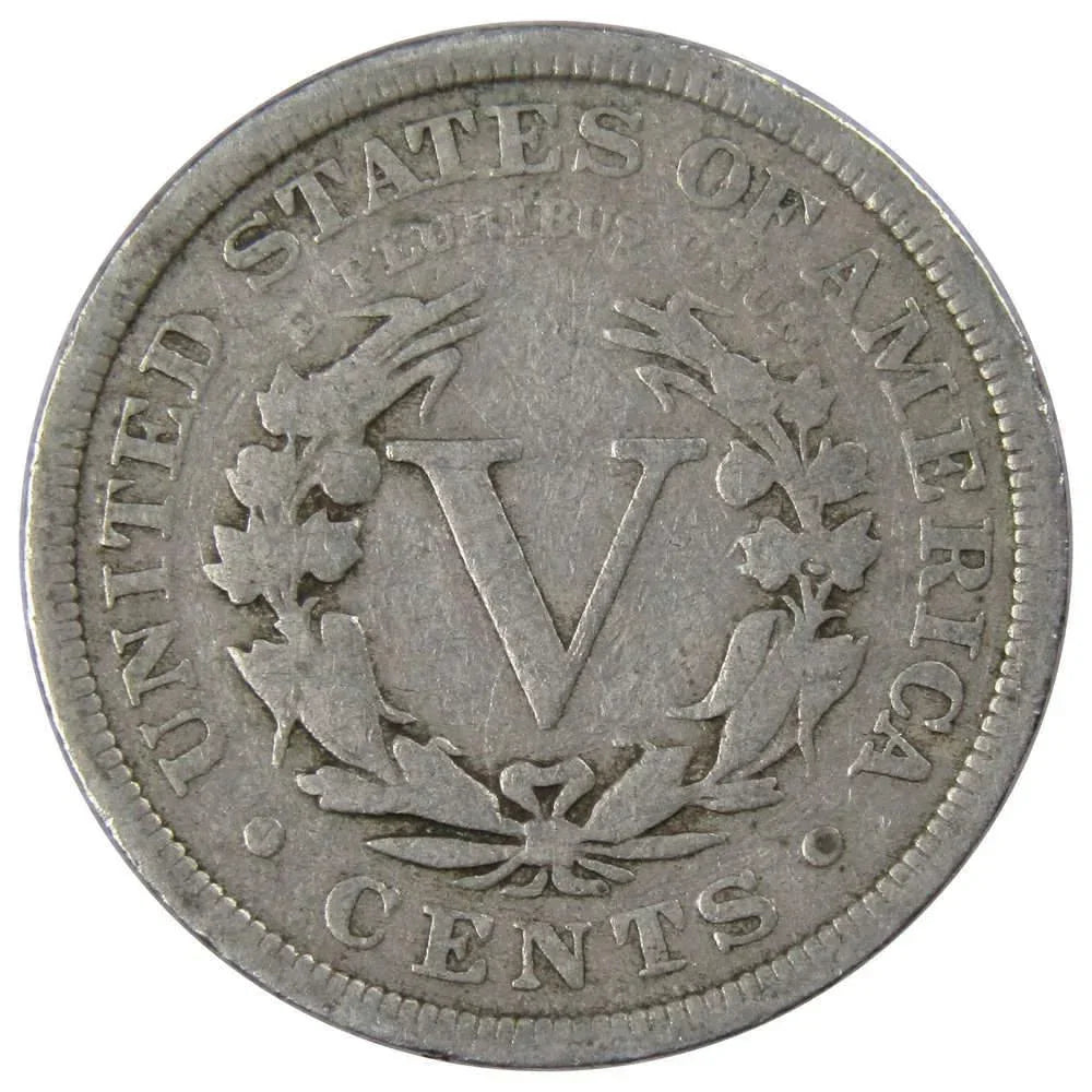 1908 Liberty Head V Nickel 5 Cent Piece G Good 5c US Coin Collectible