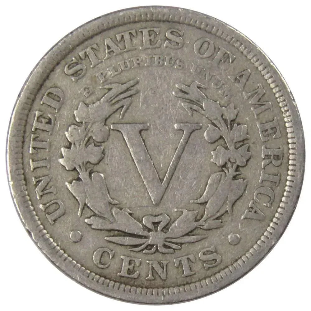 1908 Liberty Head V Nickel 5 Cent Piece VG Very Good 5c US Coin Collectible