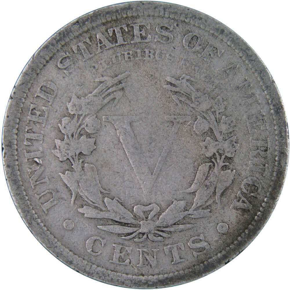 1908 Liberty Head V Nickel 5 Cent Piece AF About Fine 5c US Coin Collectible