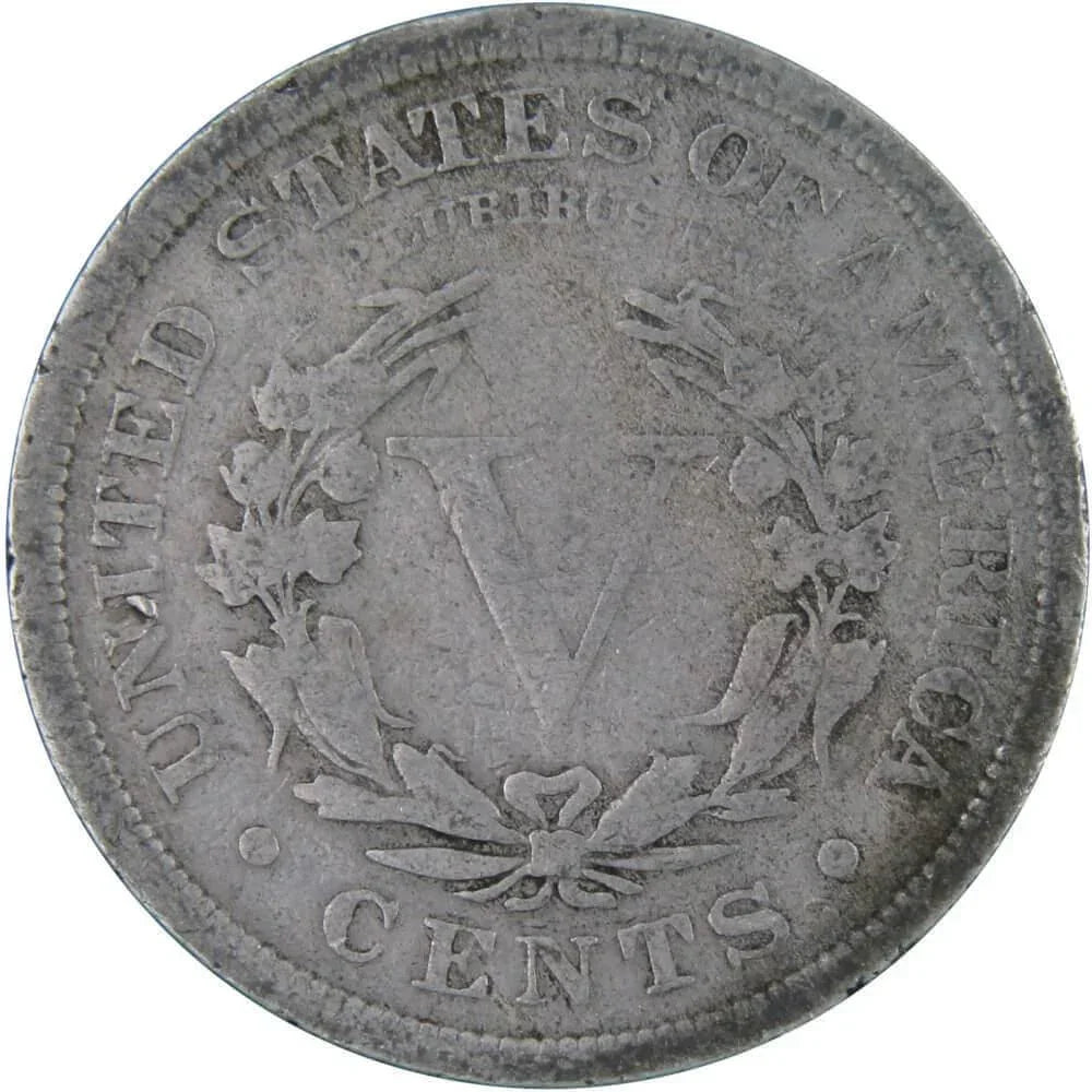 1908 Liberty Head V Nickel 5 Cent Piece AF About Fine 5c US Coin Collectible