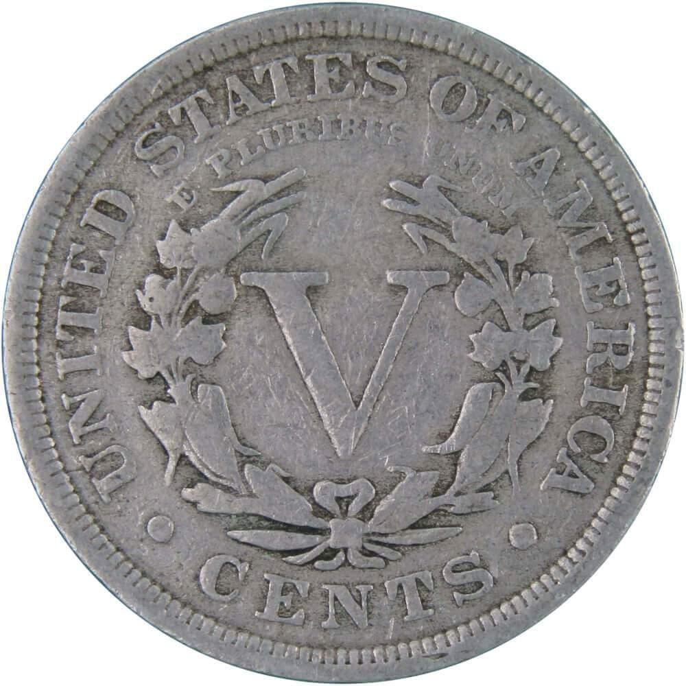 1909 Liberty Head V Nickel 5 Cent Piece AF About Fine 5c US Coin Collectible