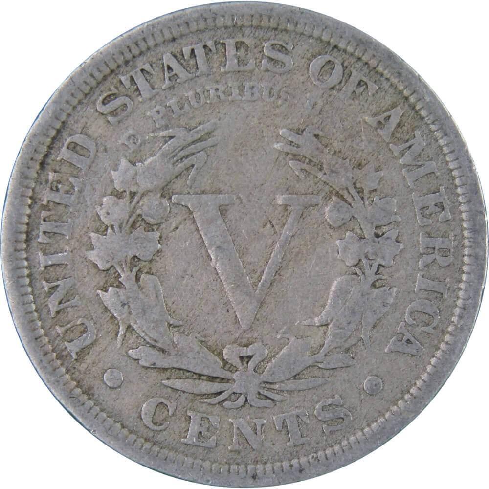 1910 Liberty Head V Nickel 5 Cent Piece AF About Fine 5c US Coin Collectible