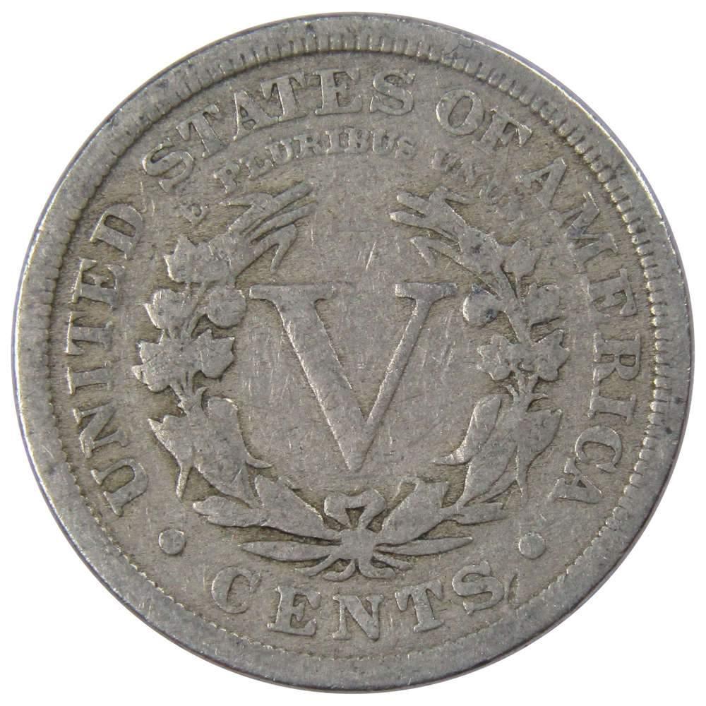 1911 Liberty Head V Nickel 5 Cent Piece AG About Good 5c US Coin Collectible