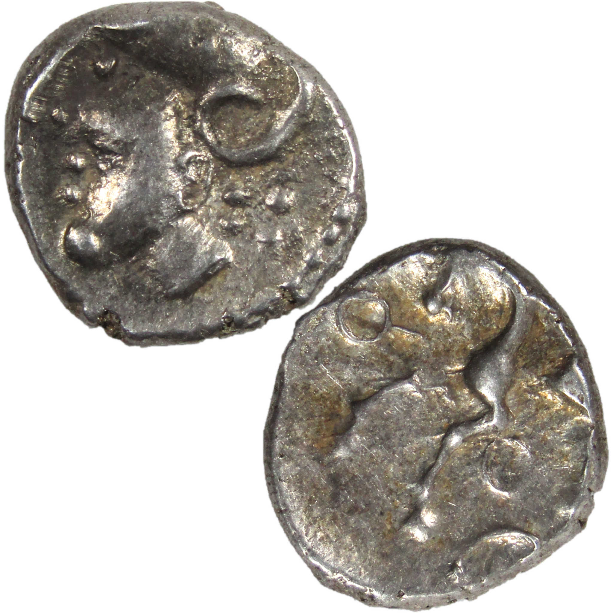 100-50 BC Sequani Quinarius VF Silver Ancient Gaulish Coin SKU:I5958