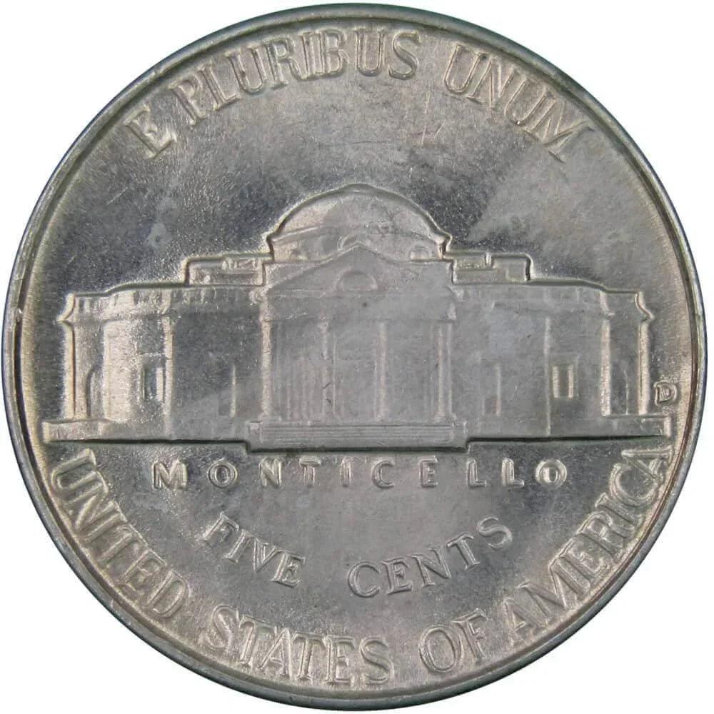 1946 D Jefferson Nickel 5 Cent Piece BU Uncirculated Mint State 5c US Coin