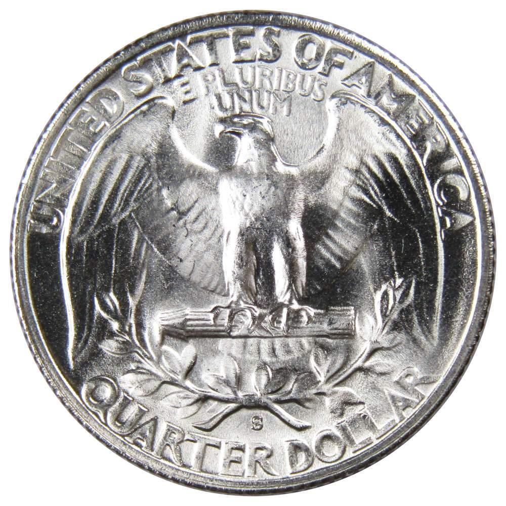 1946 S Washington Quarter BU Uncirculated Mint State 90% Silver 25c US Coin