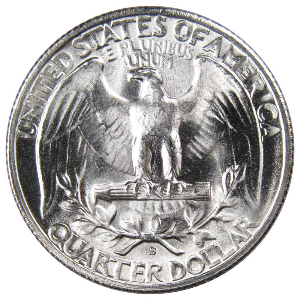 1946 S Washington Quarter BU Uncirculated Mint State 90% Silver 25c US Coin