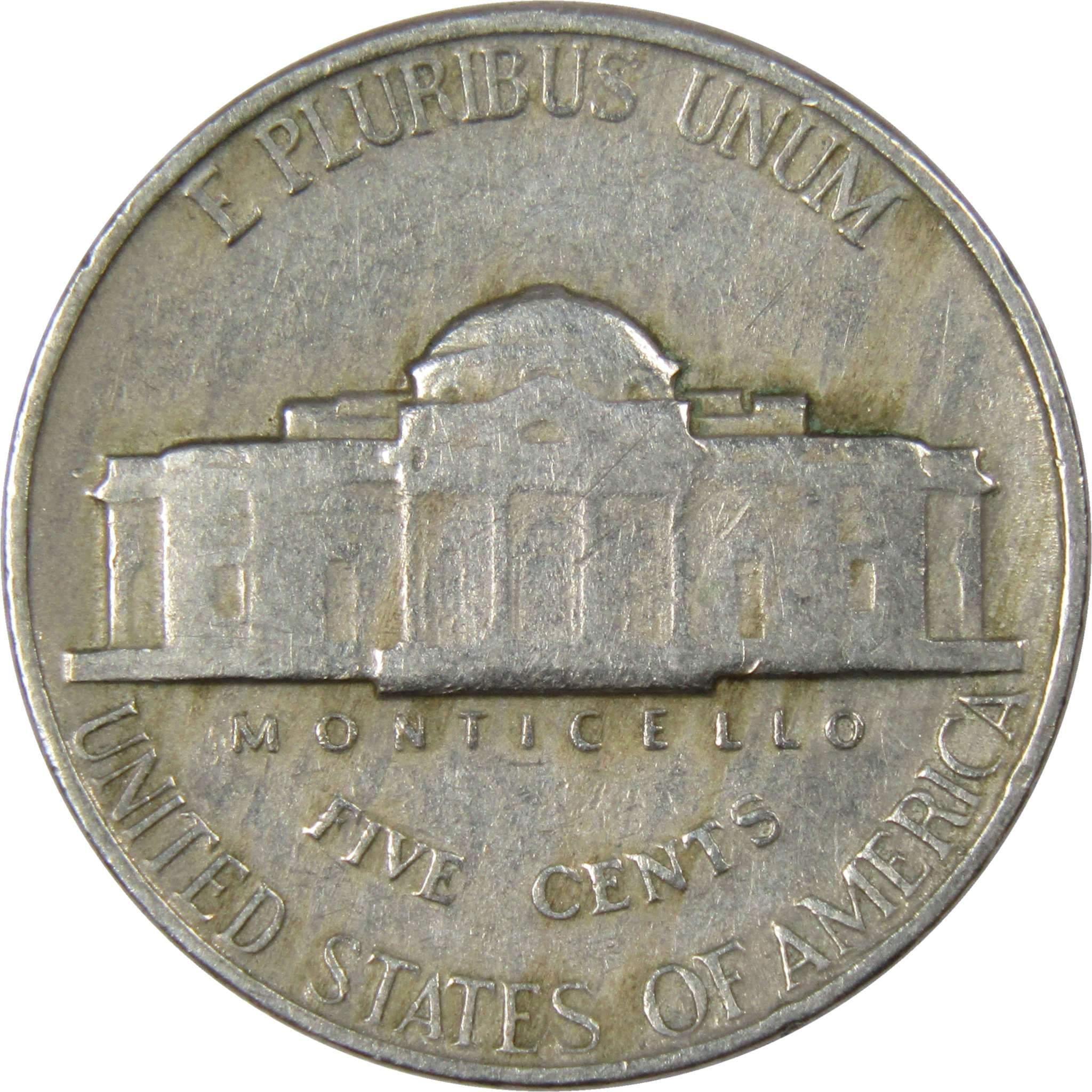 1948 Jefferson Nickel 5 Cent Piece AG About Good 5c US Coin Collectible