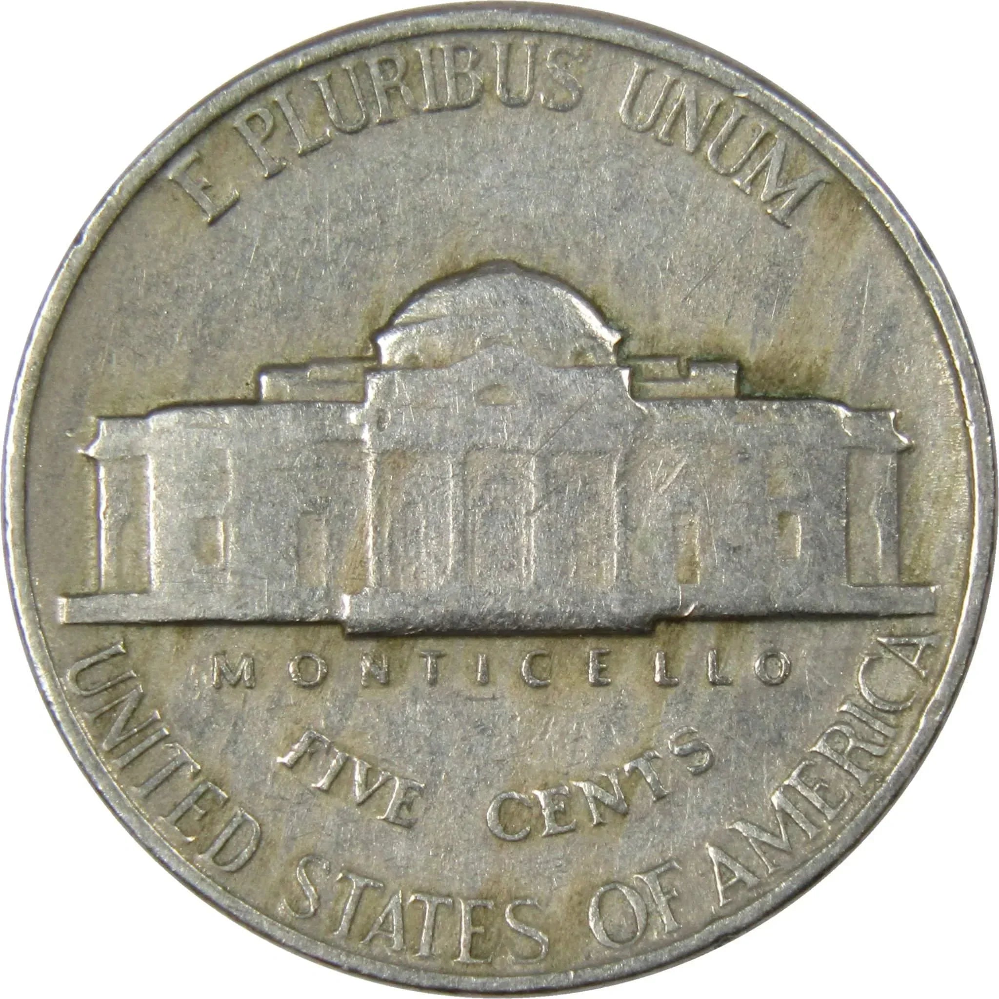 1948 Jefferson Nickel 5 Cent Piece AG About Good 5c US Coin Collectible
