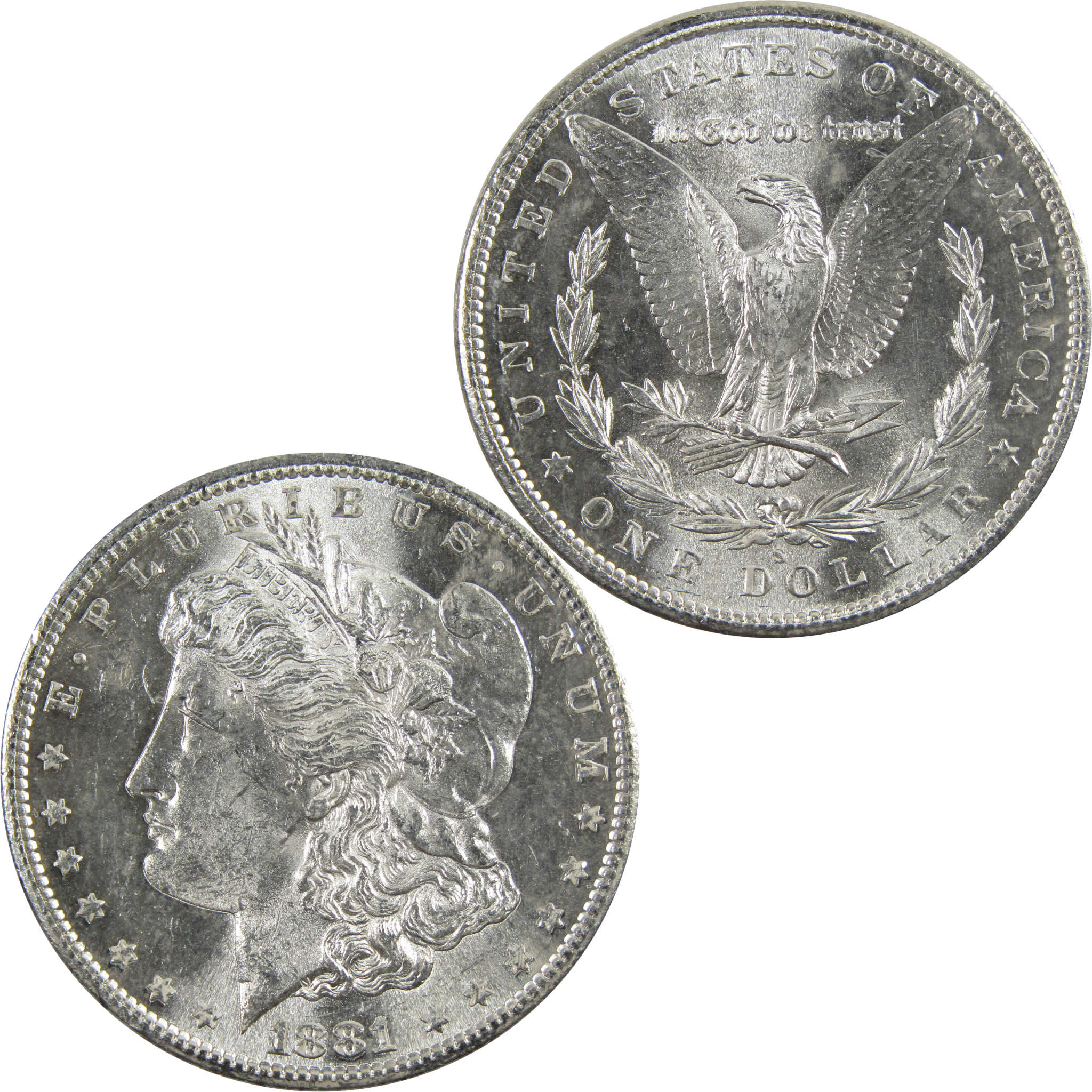 1881 S Morgan Dollar BU Uncirculated 90% Silver $1 Coin SKU:I5316 - Morgan coin - Morgan silver dollar - Morgan silver dollar for sale - Profile Coins & Collectibles