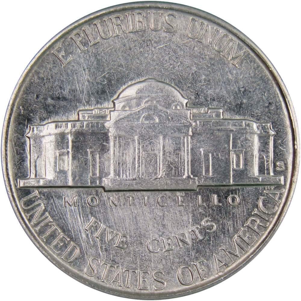1948 S Jefferson Nickel 5 Cent Piece BU Uncirculated Mint State 5c US Coin