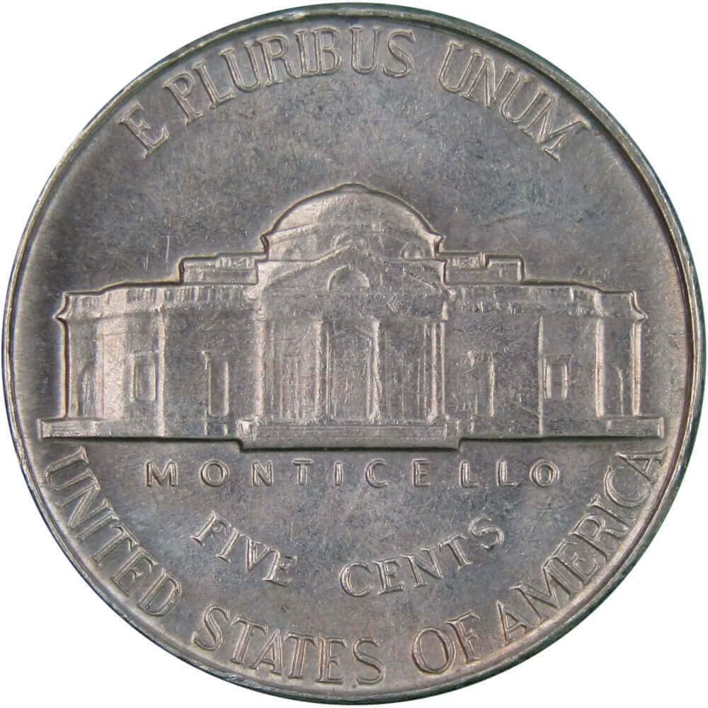 1951 Jefferson Nickel 5 Cent Piece BU Uncirculated Mint State 5c US Coin