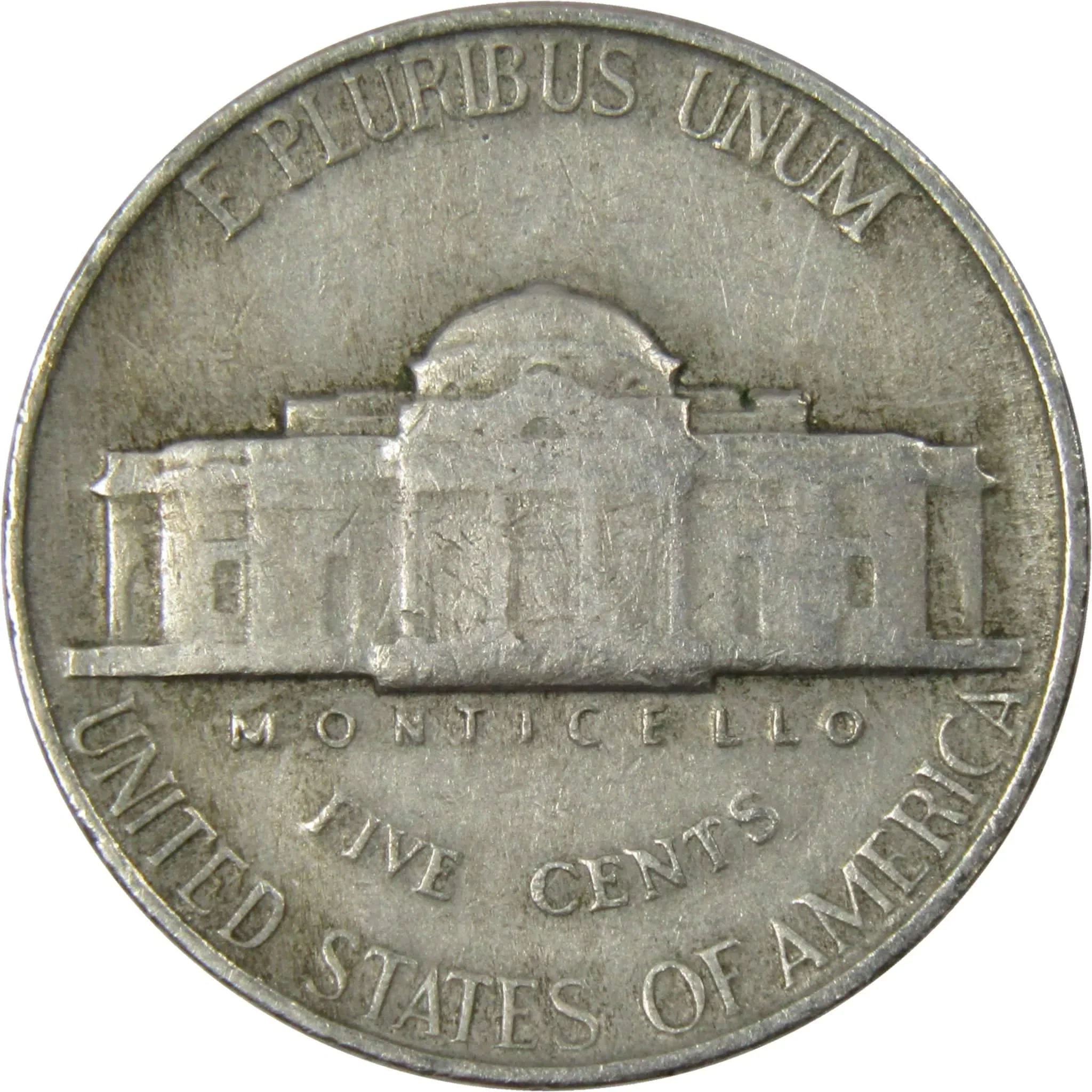 1951 Jefferson Nickel 5 Cent Piece AG About Good 5c US Coin Collectible