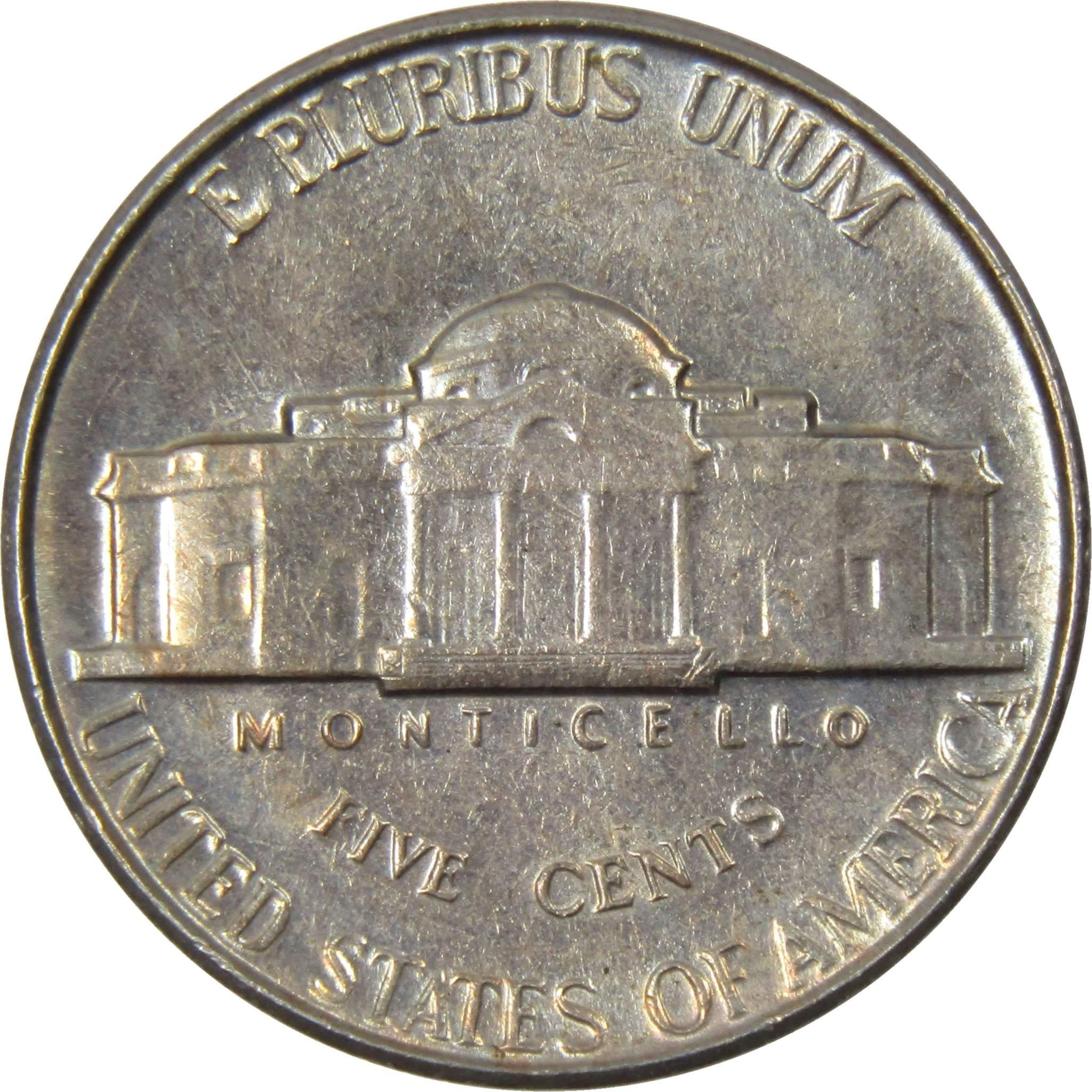 1953 Jefferson Nickel 5 Cent Piece BU Uncirculated Mint State 5c US Coin