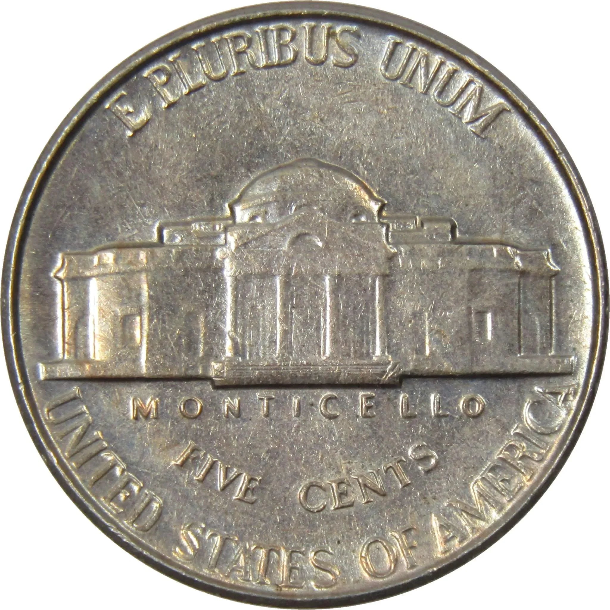 1953 Jefferson Nickel 5 Cent Piece BU Uncirculated Mint State 5c US Coin