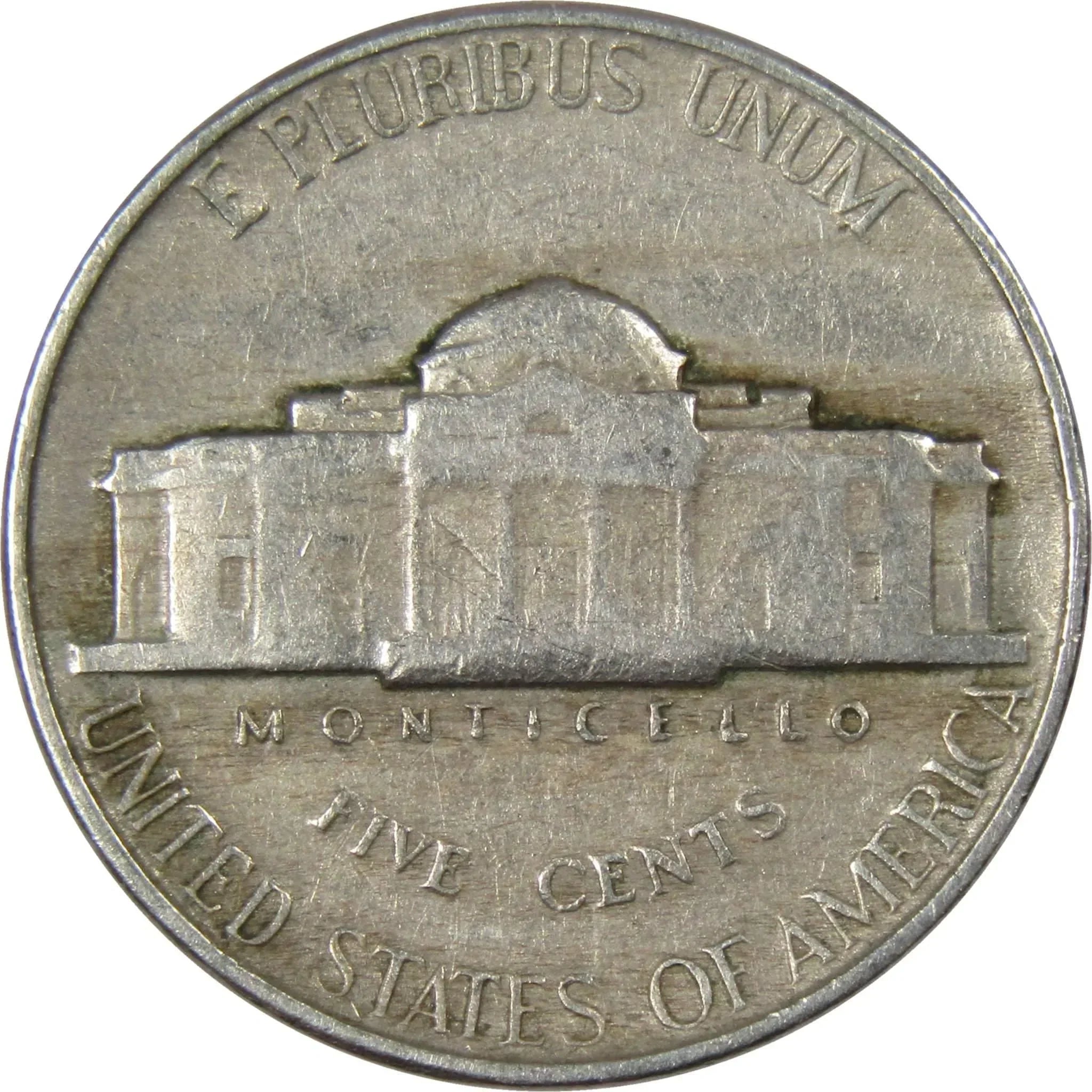 1953 Jefferson Nickel 5 Cent Piece AG About Good 5c US Coin Collectible