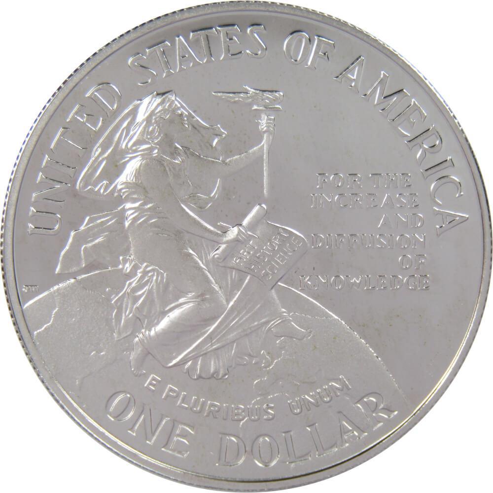Smithsonian Institution Commemorative 1996 P 90% Silver Dollar Proof $1 Coin