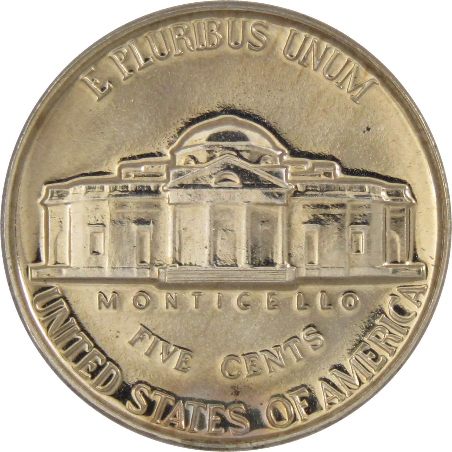 1957 Jefferson Nickel 5 Cent Piece Choice Proof 5c US Coin Collectible