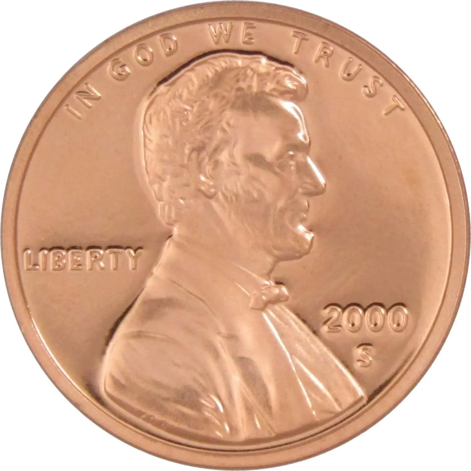 2000 S Lincoln Memorial Cent Choice Proof Penny 1c Coin Collectible