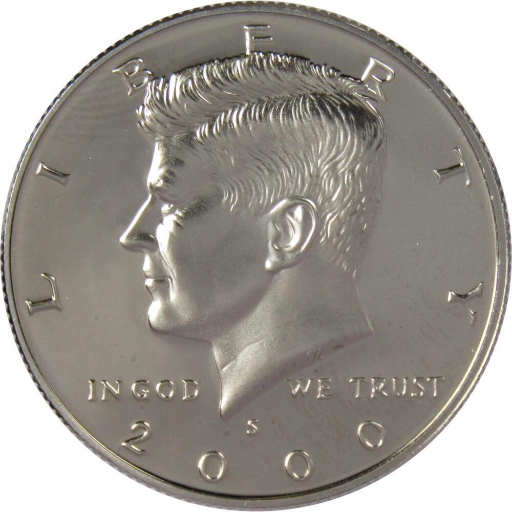 2000 S Kennedy Half Dollar Choice Proof Clad 50c US Coin Collectible