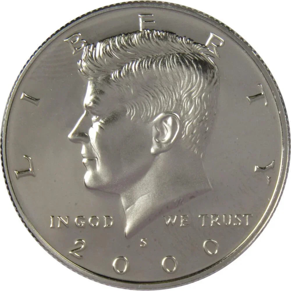 2000 S Kennedy Half Dollar Choice Proof Clad 50c US Coin Collectible