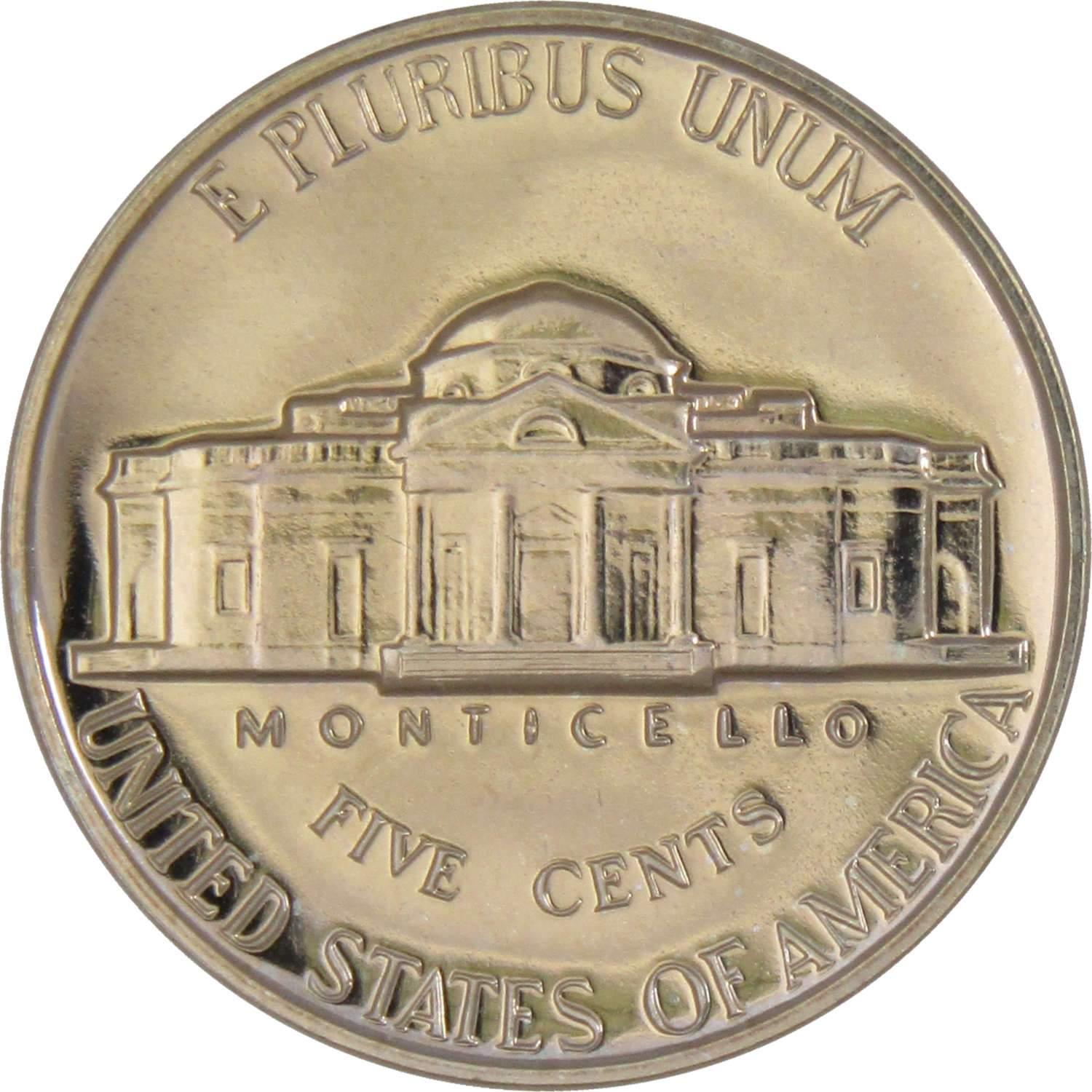 1961 Jefferson Nickel 5 Cent Piece Choice Proof 5c US Coin Collectible