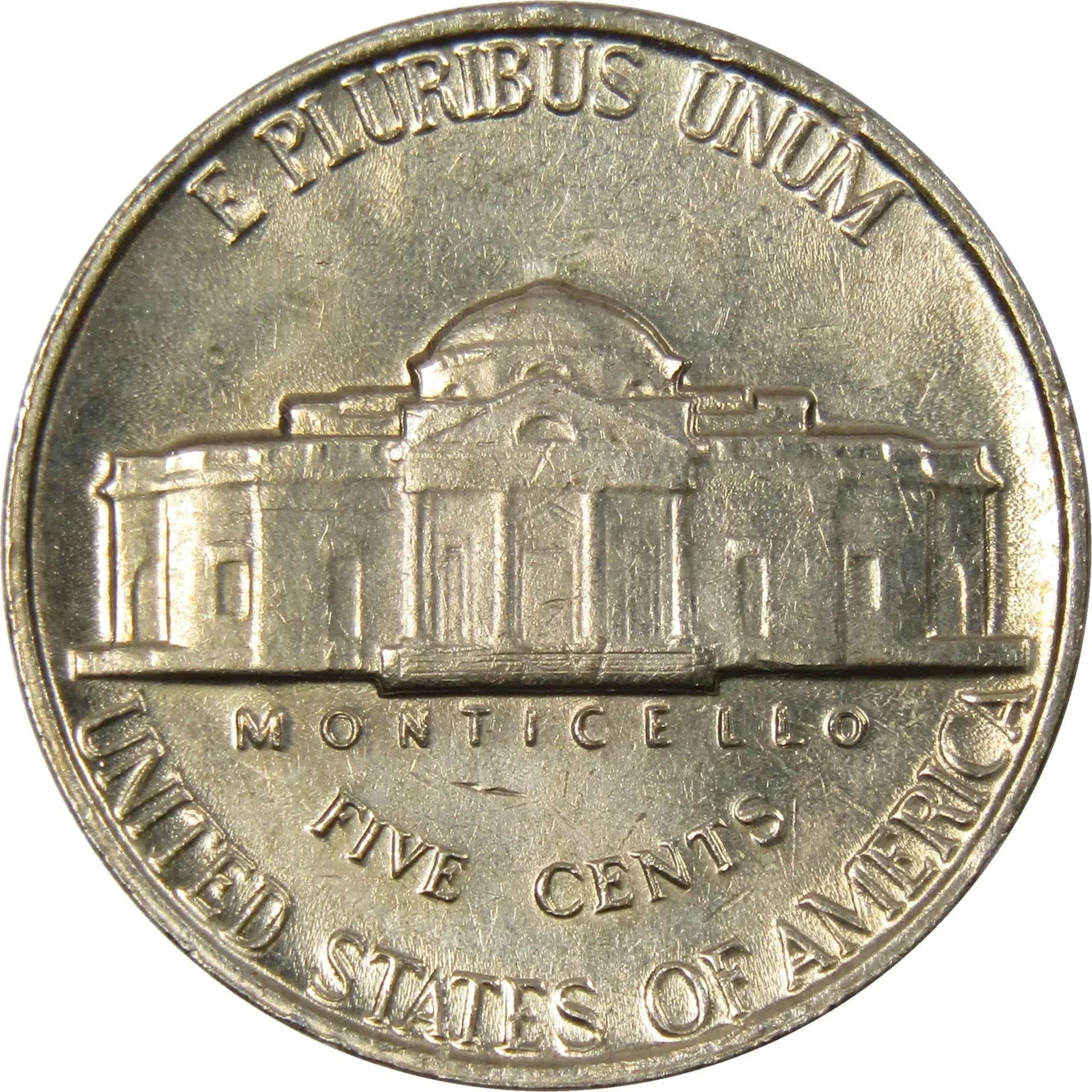 1963 Jefferson Nickel 5 Cent Piece BU Uncirculated Mint State 5c US Coin