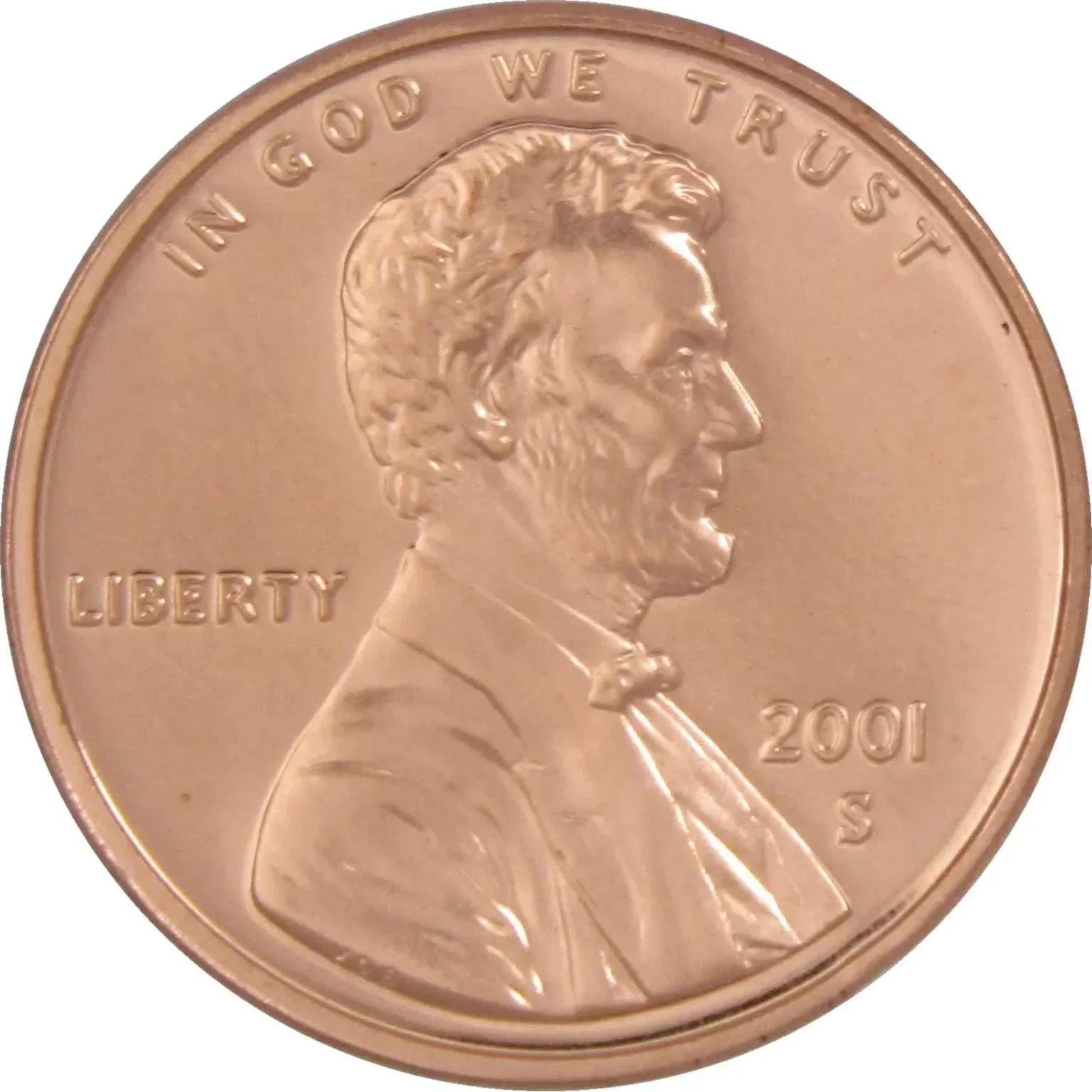2001 S Lincoln Memorial Cent Choice Proof Penny 1c Coin Collectible