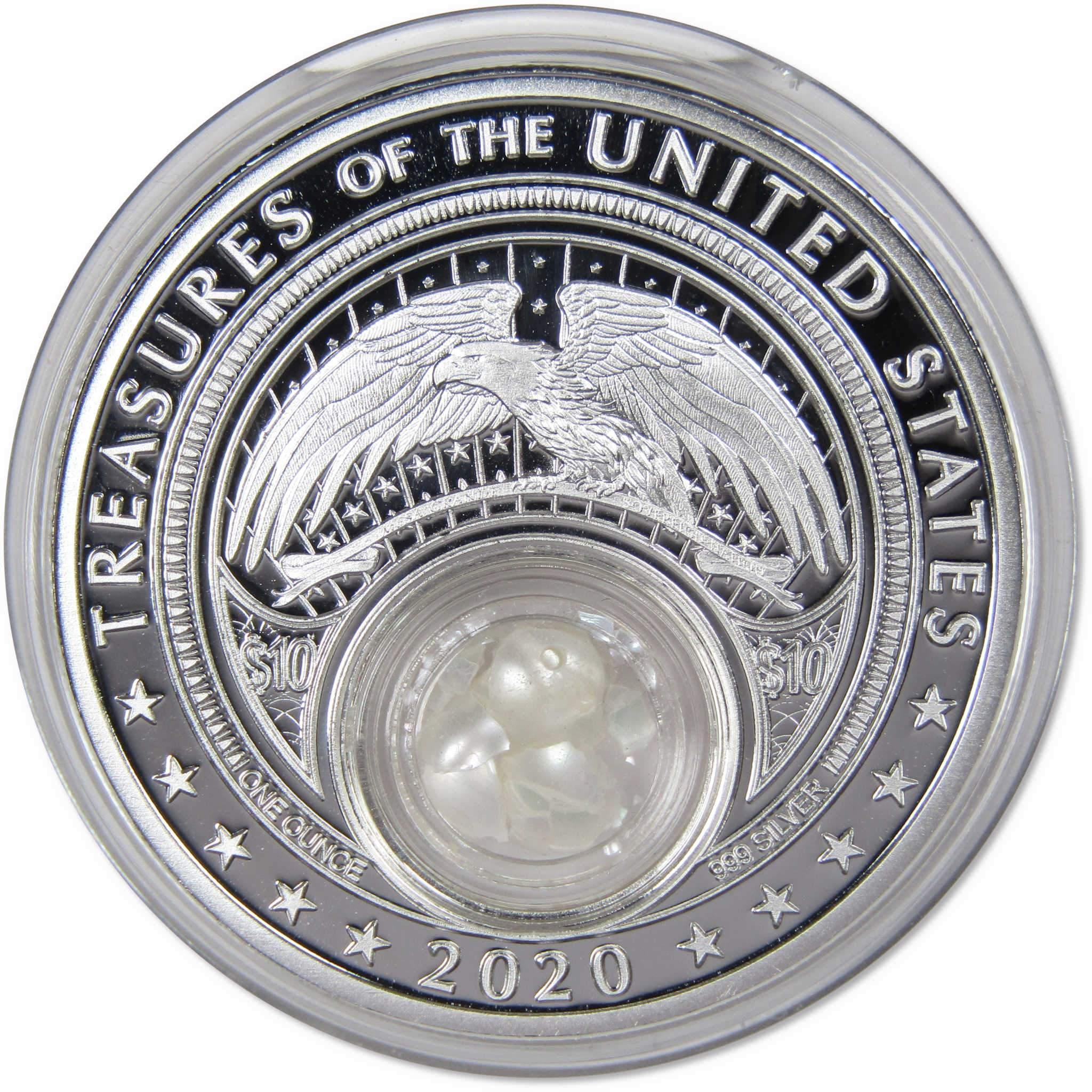 2020 Native American Mesa Grande Tennessee Pearl 1 oz .999 Fine Silver $10 Proof