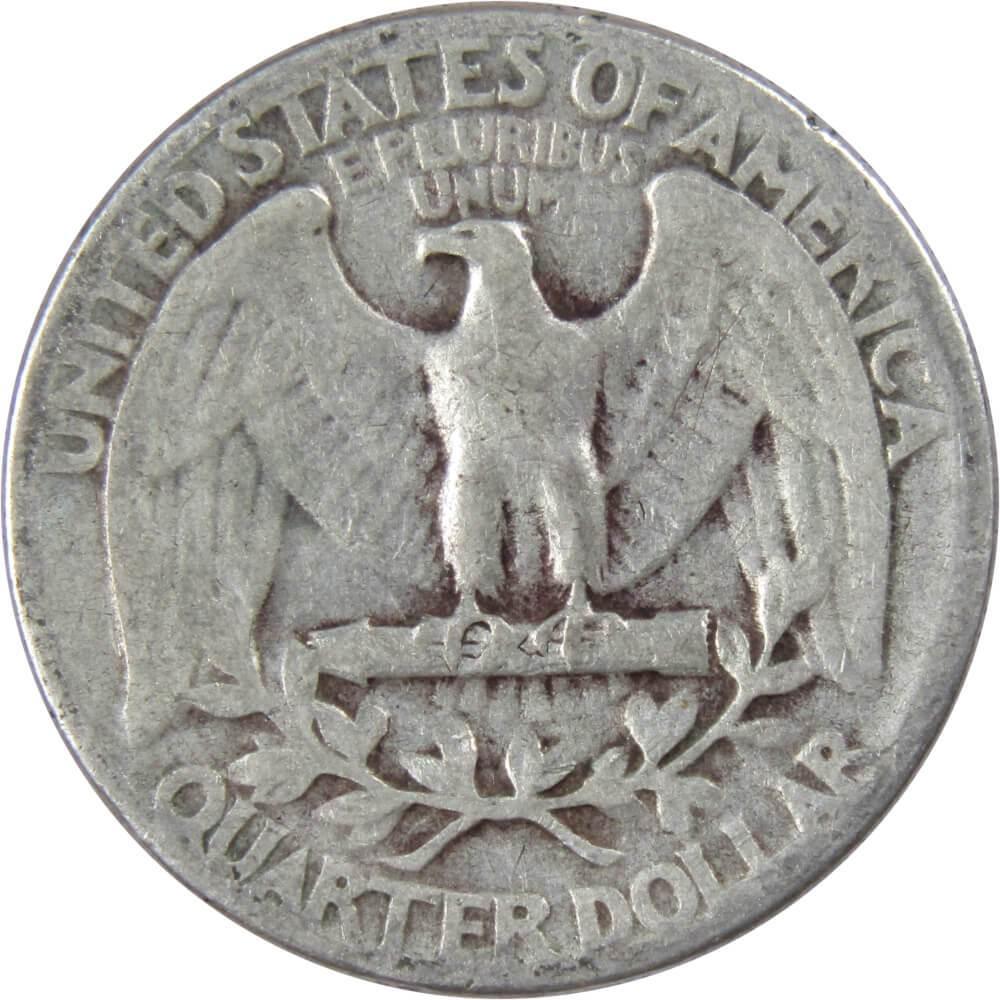 1943 Washington Quarter AG About Good 90% Silver 25c US Coin Collectible
