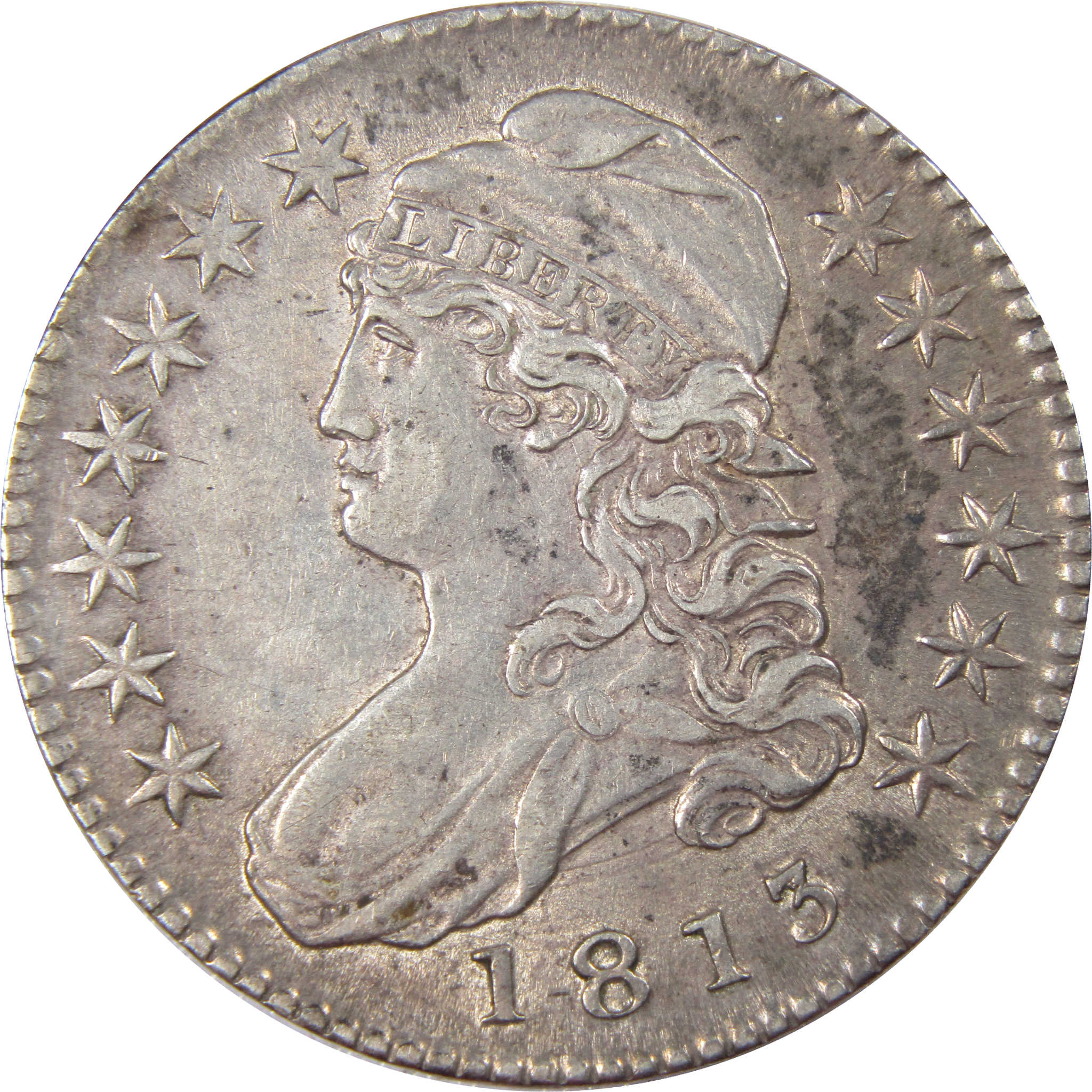 1813 Capped Bust Half Dollar XF Extremely Fine Silver 50c SKU:I1041