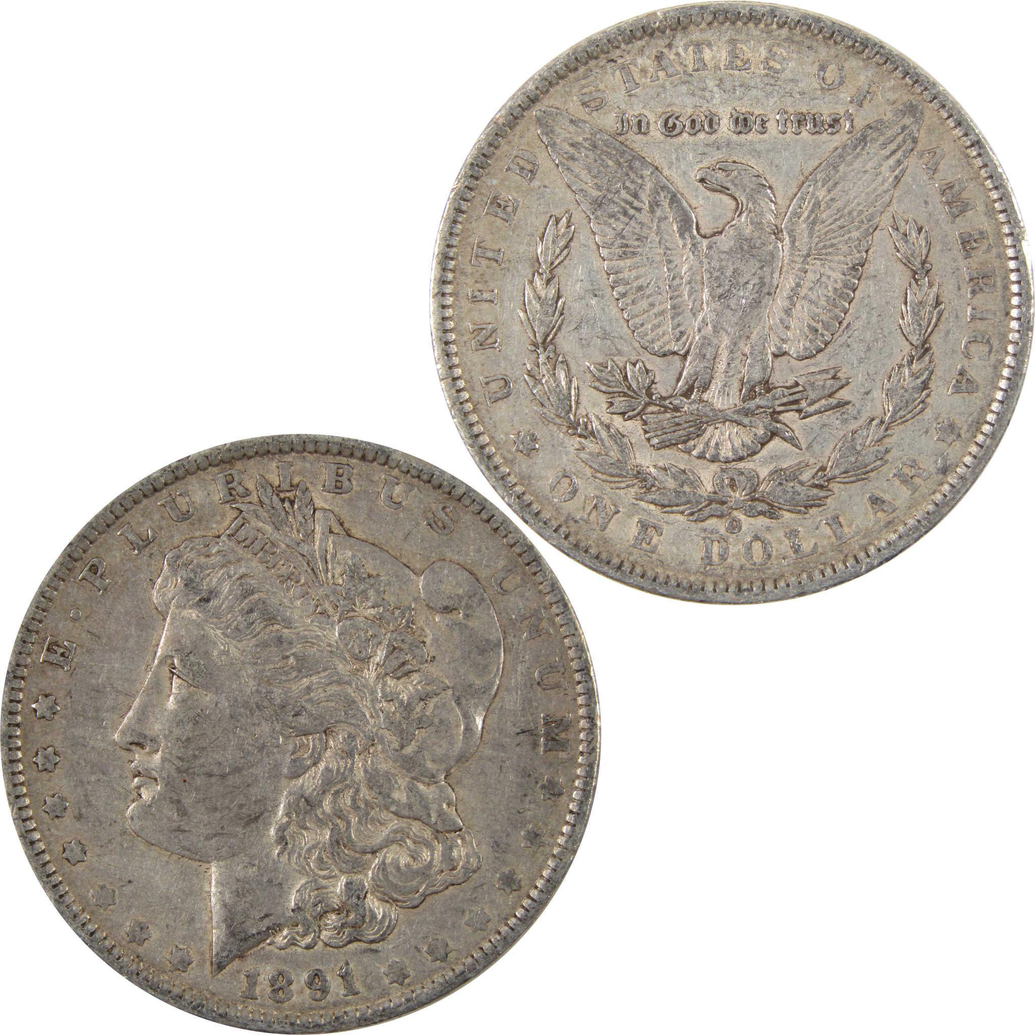 1891 O Morgan Dollar XF EF Extremely Fine 90% Silver $1 Coin SKU:I7449 - Morgan coin - Morgan silver dollar - Morgan silver dollar for sale - Profile Coins & Collectibles