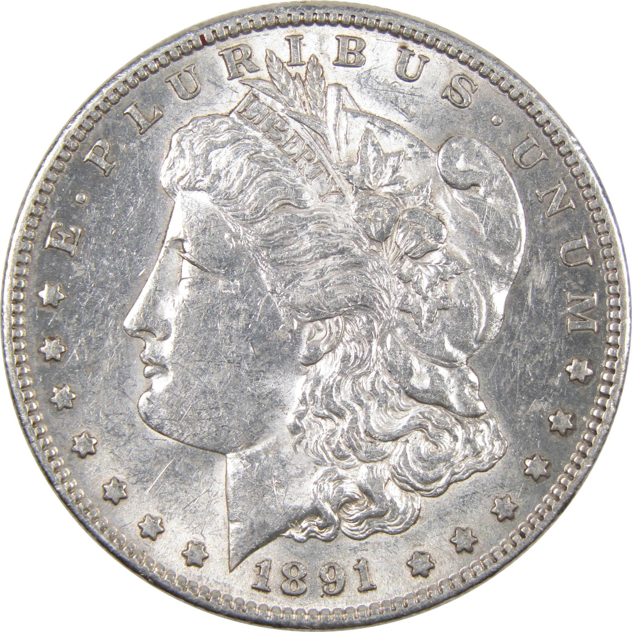 1891 S Morgan Dollar Borderline Uncirculated 90% Silver SKU:I3040 - Morgan coin - Morgan silver dollar - Morgan silver dollar for sale - Profile Coins & Collectibles