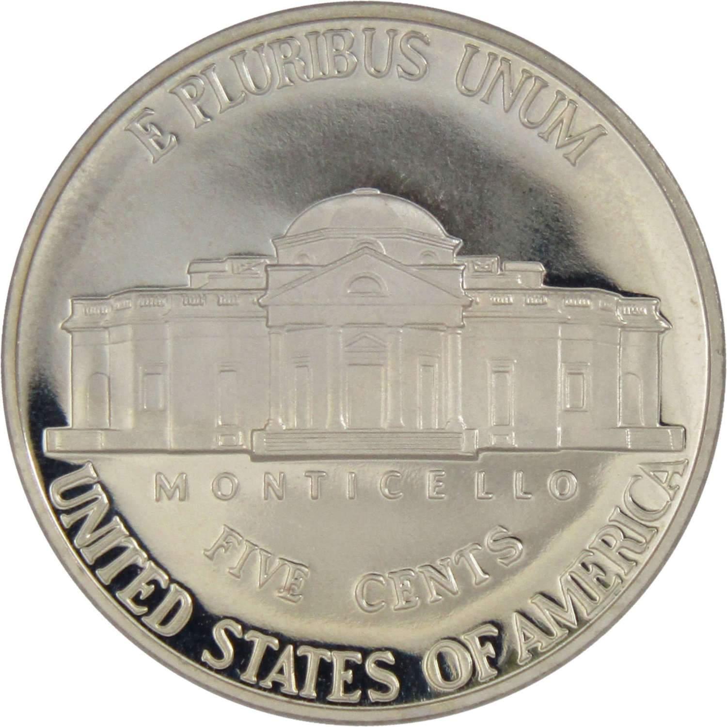 2001 S Jefferson Nickel 5 Cent Piece Choice Proof 5c US Coin Collectible