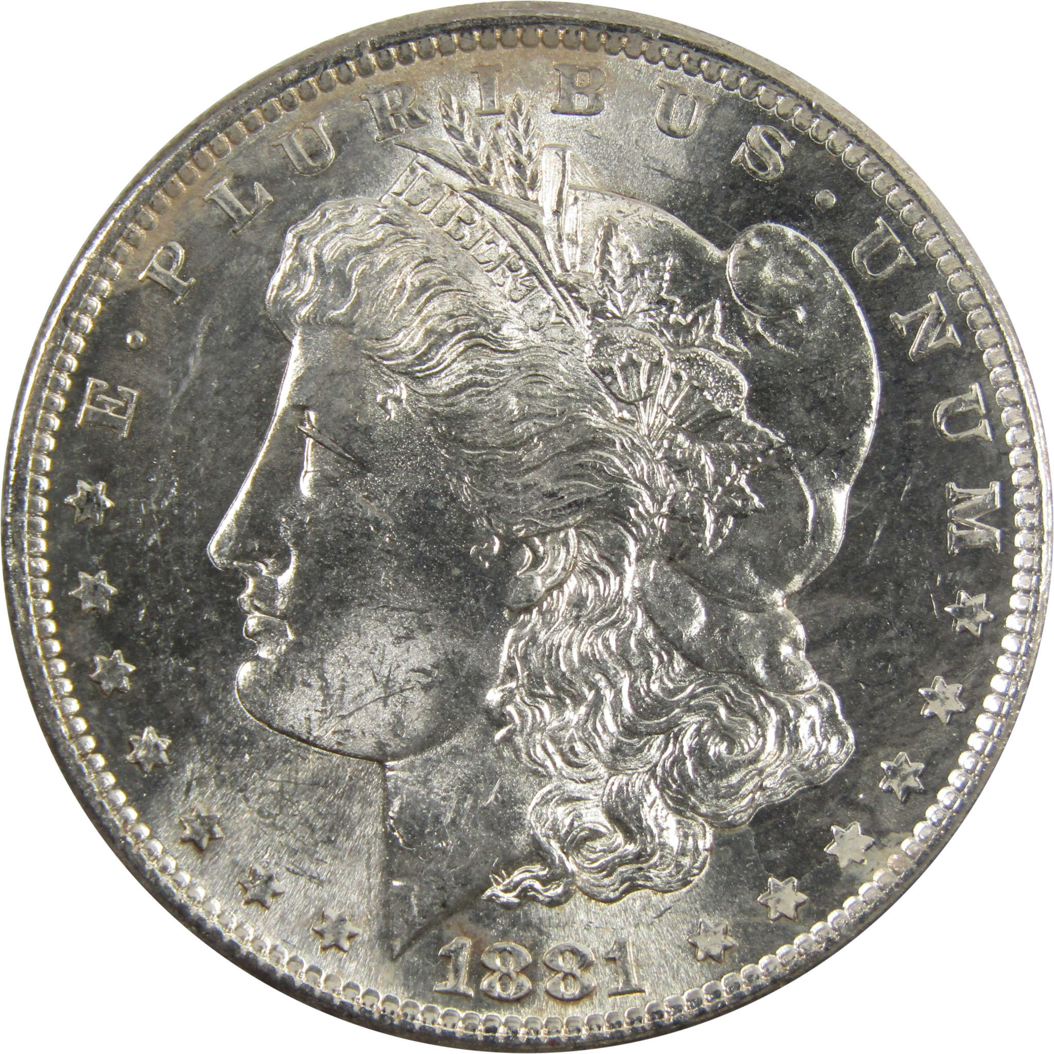 Morgan Silver Dollar Uncirculated 1881